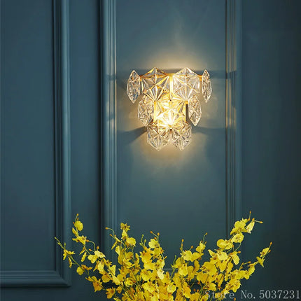 Applique murale décorative en cristal style post-moderne — LZ4G7XQ