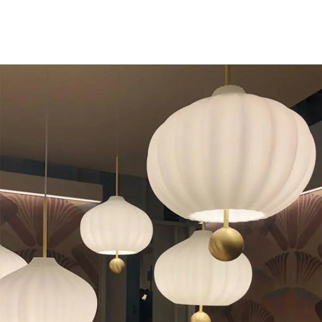 (15mai) Suspension moderne LED style chinois forme sphérique Shoutao