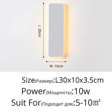 Applique murale LED tactile pour chambre et escalier — LZ7D9X