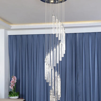 Lustre spirale LED XL pour éclairage intérieur élégant — LZ4P9XQ