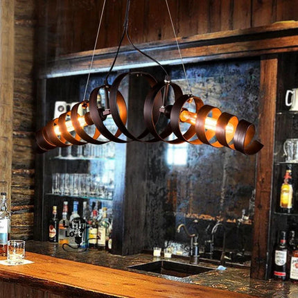 Suspension vintage en fer forgé pour intérieur — LZ4P9XQ2