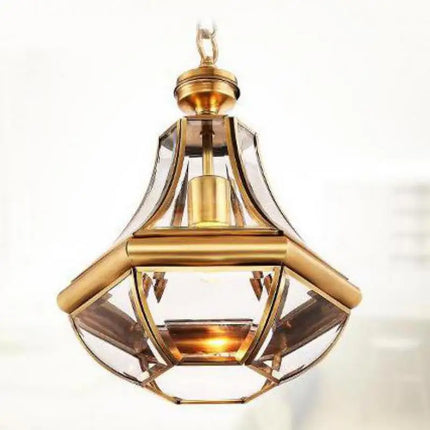 Lustre en cuivre antique pour éclairage intérieur et extérieur — LZ4X9T