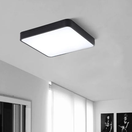 plafonnier led carré surface monté avec télécommande luminaire