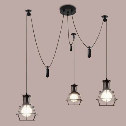 Lustre suspension réglable style vintage rétro nordique moderne — LZ4P9XQ