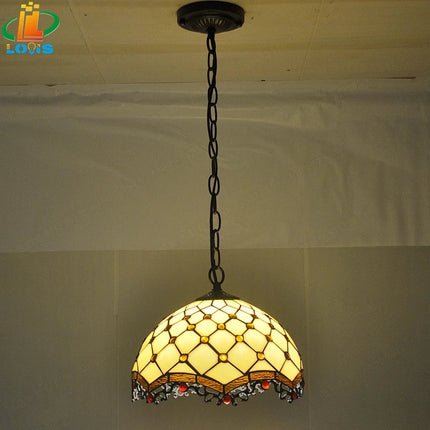 Suspension vintage élégante en perles de cristal motif dragon européen — LZ4X9T2