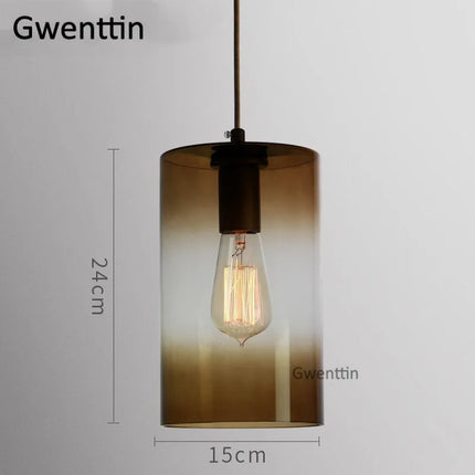 Suspension moderne en verre teinté pour intérieur — LZ4X9T