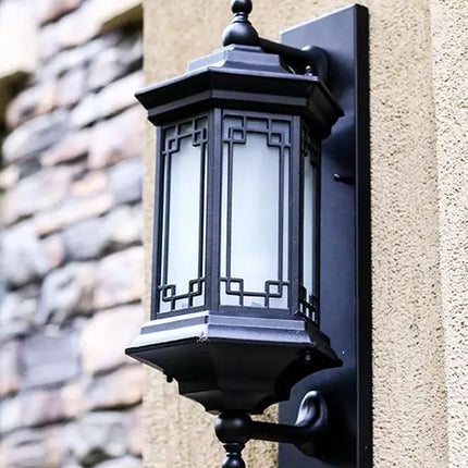 Applique murale extérieure étanche au style rétro chinois — LZ4T9Q2