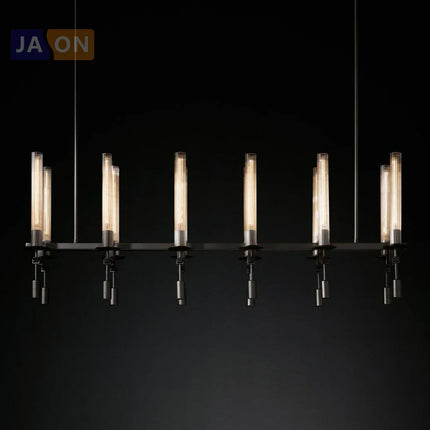 Suspension vintage en fer et verre à design personnalisé — LZ4X9Q