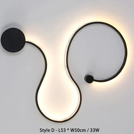 Applique murale LED moderne pour décoration intérieure élégante — LZ4X9M