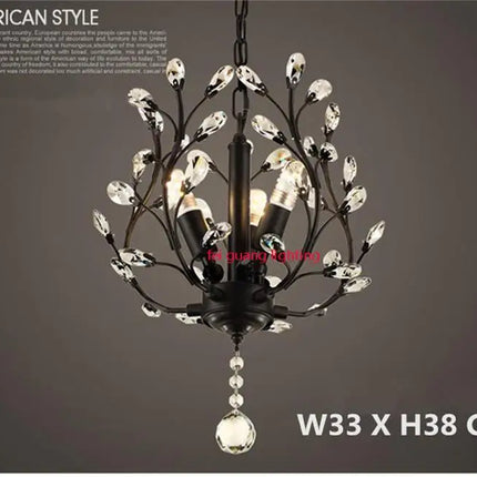 Lustre en cristal rétro pour boutique créative et originale — LZ4X9T