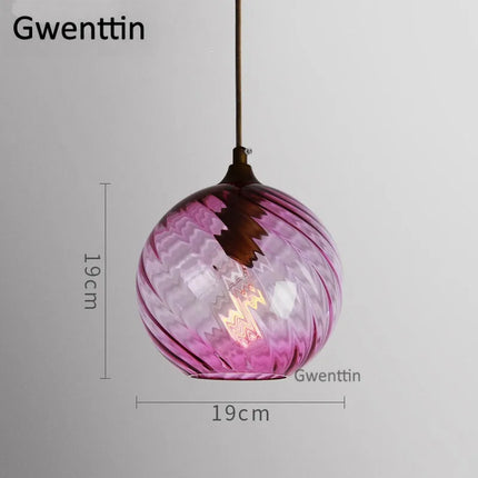 Suspension moderne en verre teinté pour intérieur — LZ4X9T