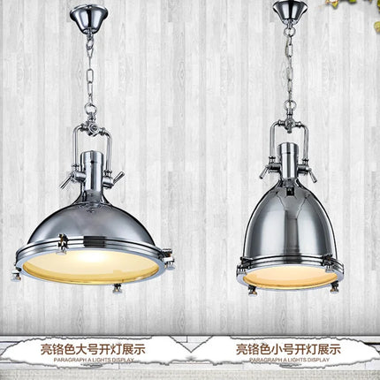 Lustre industriel en fer style nordique pour cadeau de Nouvel An — LZ4X9T