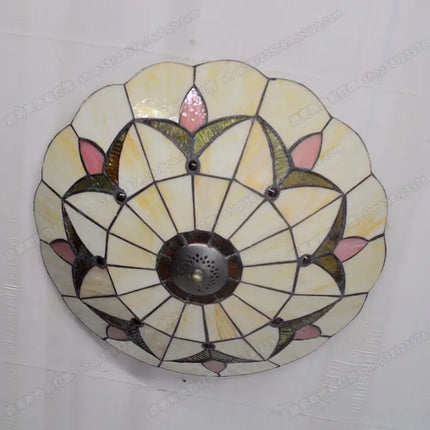 Plafonnier en verre style Tiffany pour décoration moderne — LZ4X9T2