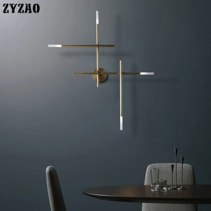 Applique murale en cuivre au design minimaliste pour intérieur élégant — LZ4X9P2