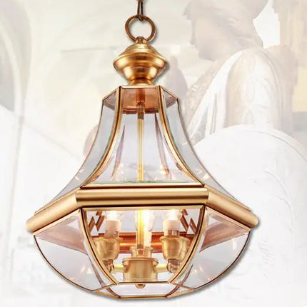 Lustre en cuivre antique pour éclairage intérieur et extérieur — LZ4X9T