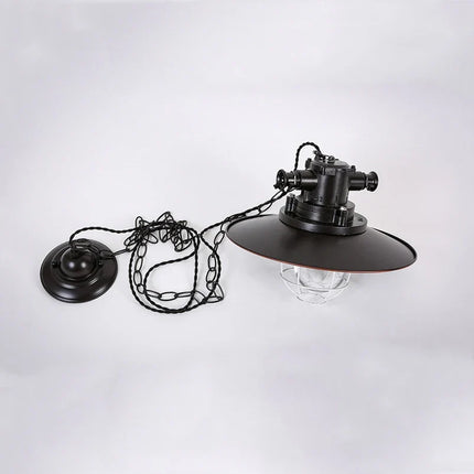 Lustre suspension rétro américain pour loft, café, pub, étude — LZ4Q7XJ