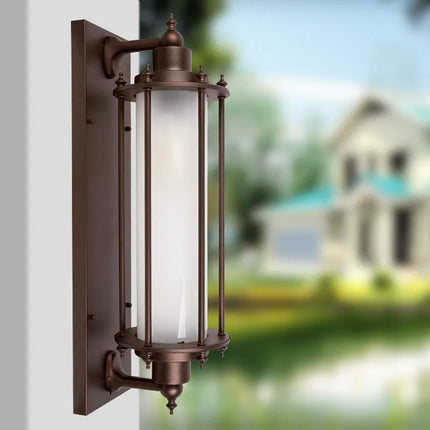 Applique murale extérieure en aluminium rouille étanche pour jardin et balcon — LZ4X9T2