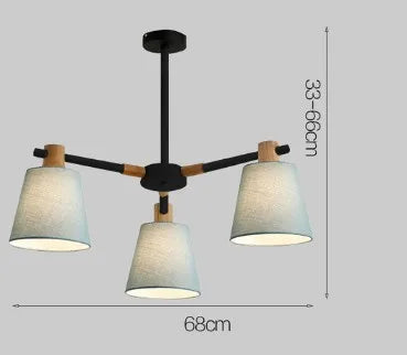 Lustre suspension LED au design nordique moderne — LZ4X9P2
