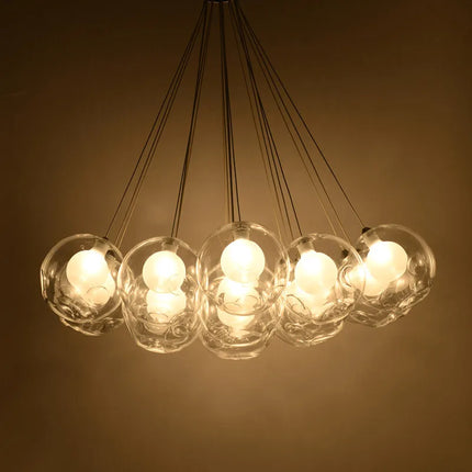 Suspension moderne à plusieurs têtes en boule de verre — LZ4X9P
