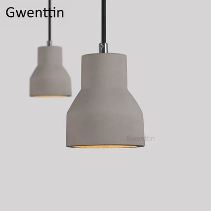 Suspension vintage en ciment style nordique industriel pour intérieur — LZ4X9M