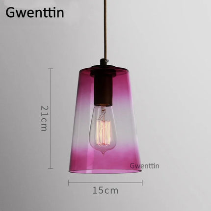 Suspension moderne en verre teinté pour intérieur — LZ4X9T