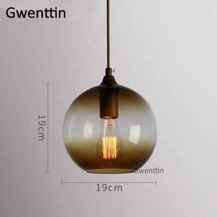 Suspension moderne en verre teinté pour intérieur — LZ4X9T