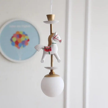 Suspension lampe de chevet en bois moderne pour enfants — LZ4X9T