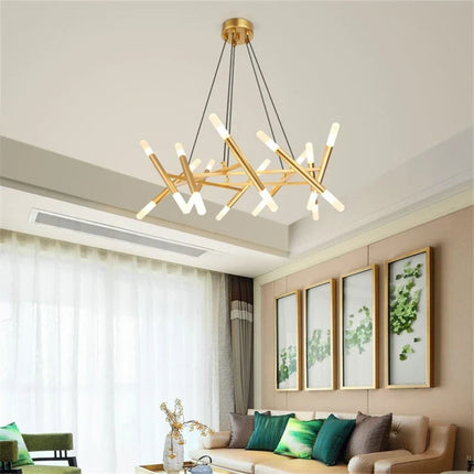Lustre LED nordique rétro design postmoderne pour cuisine et salon — LZ4X9P