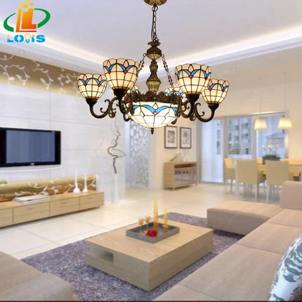 Lustre suspension en verre au design nordique moderne — LZ4X9P