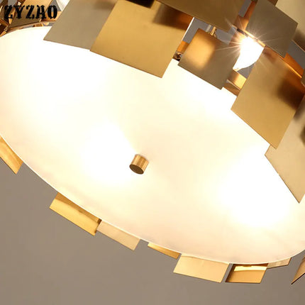 Lustre LED nordique en acier avec diffuseur acrylique — LZ4P9XQ