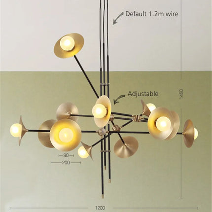 Lustre suspension nordique au design moderne pour intérieur — LZ4X9P