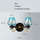 Bleu - 2 Lampes