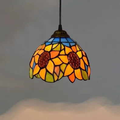 Suspension colorée au style méditerranéen d’inspiration marocaine — LZ4F7Q2