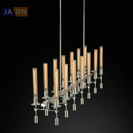 Suspension vintage en fer et verre à design personnalisé — LZ4X9Q