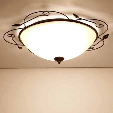 Plafonnier en verre au style industriel pour éclairage décoratif — LZ4X9M