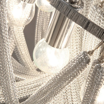 Plafonnier en aluminium avec pampilles et ampoule LED intégrée — LZ4X9P