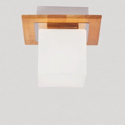 Plafonnier japonais minimaliste en bois pour intérieur — LZQ7X2