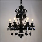 6 lumières A noir / Changeable / CHINE