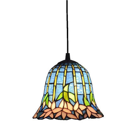 Lustre suspension style antique européen nénuphar Tiffany pour bar et restaurant — LZ4X9P2
