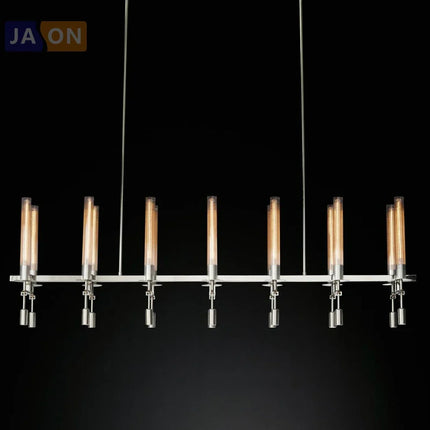 Suspension vintage en fer et verre à design personnalisé — LZ4X9Q