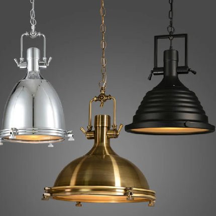 Lustre industriel en fer style nordique pour cadeau de Nouvel An — LZ4X9T