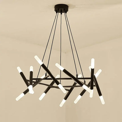 Lustre LED nordique rétro design postmoderne pour cuisine et salon — LZ4X9P