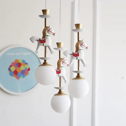 Suspension lampe de chevet en bois moderne pour enfants — LZ4X9T