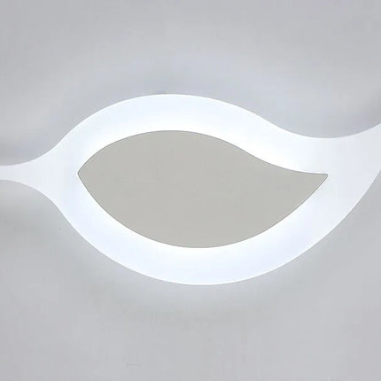 Applique murale LED moderne forme feuille pour décoration intérieure — LZ4X9J