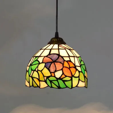 Suspension colorée au style méditerranéen d’inspiration marocaine — LZ4F7Q2