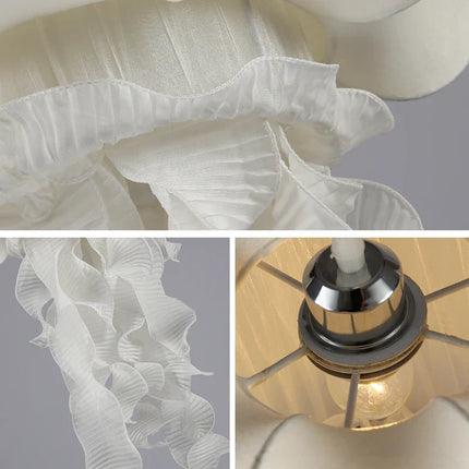 Suspension décorative en soie forme méduse style nordique — LZ4X9J