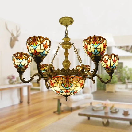 Lustre suspension en verre au design nordique moderne — LZ4X9P
