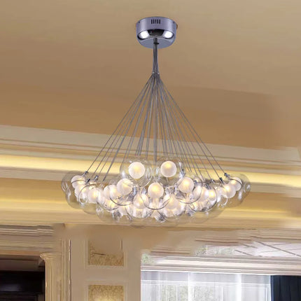 Suspension moderne à plusieurs têtes en boule de verre — LZ4X9P