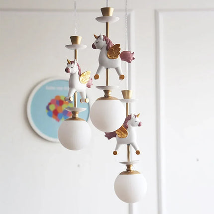 Suspension lampe de chevet en bois moderne pour enfants — LZ4X9T