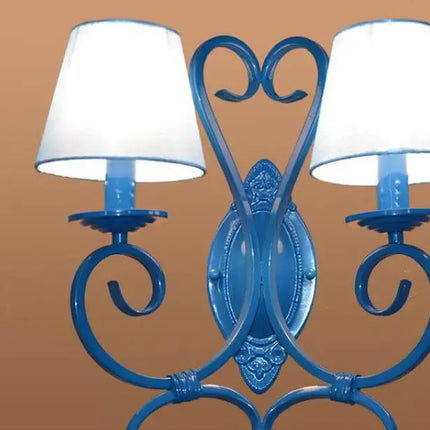 Applique murale décorative en métal avec miroir style antique — LZ4X9P2